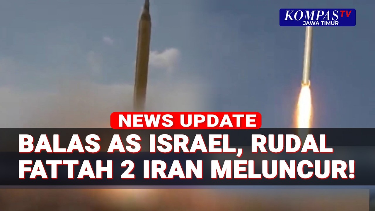 Detik Detik Iran Luncurkan Rudal Hipersonik Fattah 2 Balas Serangan AS Israel