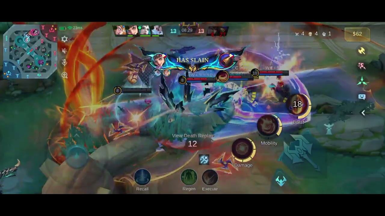 Trial skin Guinevere...Ngayon lang Ako naka gamit nito sayang d pa permanent skin huhuhuh😐