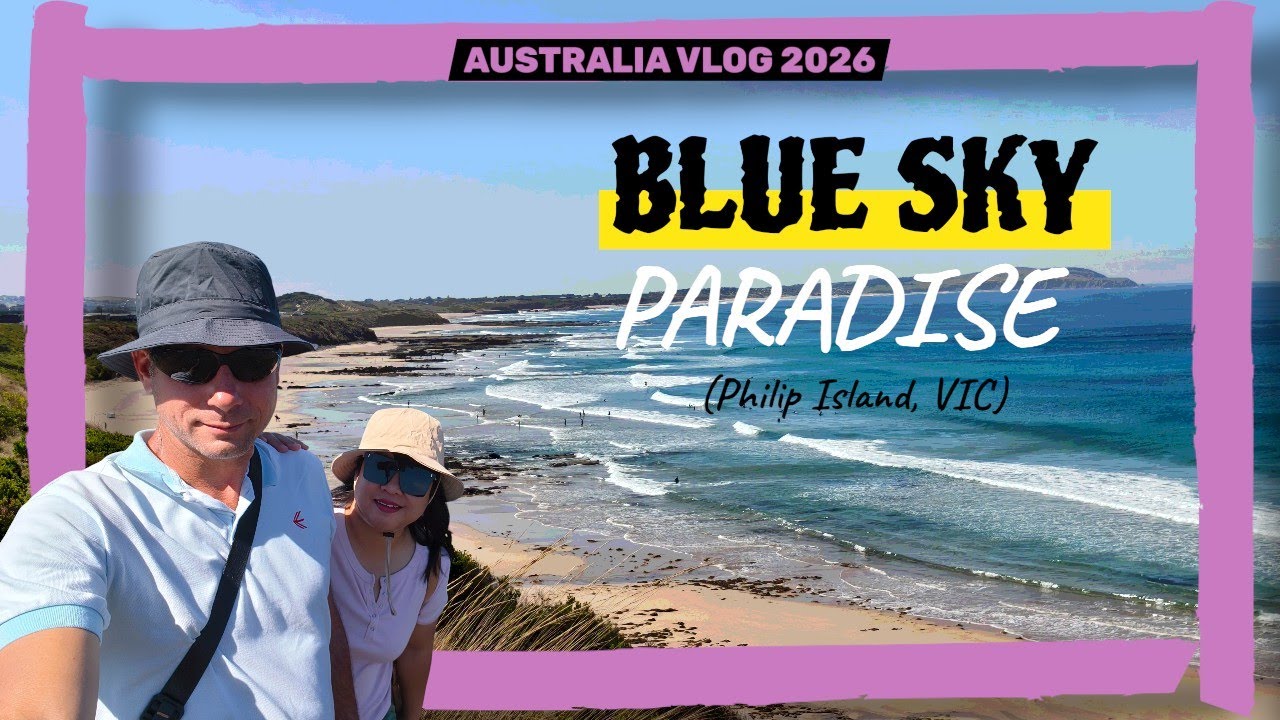 Cold Water, Blue Sky & Grape Seaweed at Surfies Point | Phillip Island Coastal Walk