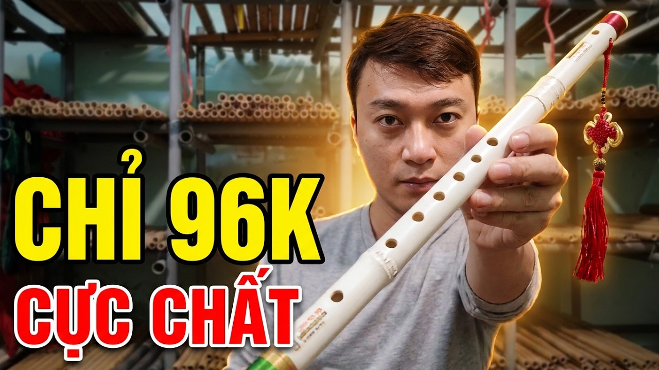 SÁO LA TRẦM GIÁ RẺ 70K | CHI TIẾT SÁO TRÚC GIÁ RẺ NHC-02 | SÁO TRÚC HỌ ĐINH.