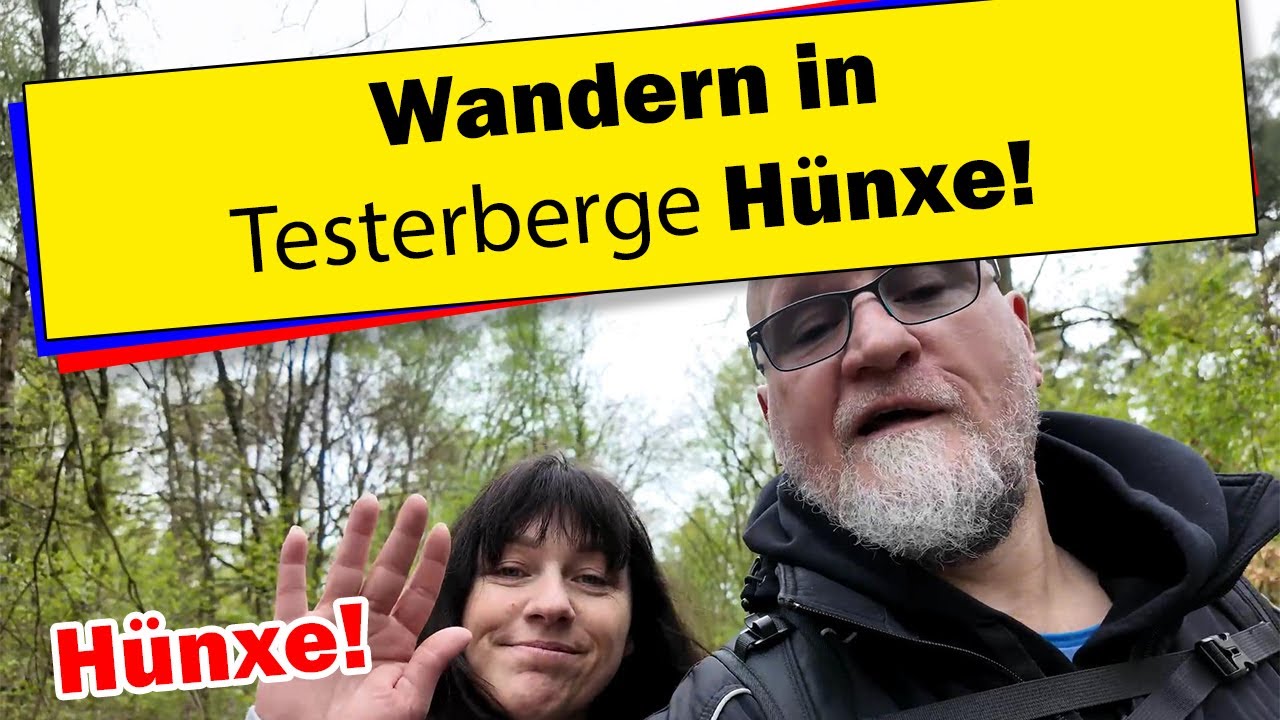 Wandern in H&uuml;nxe mit Rennschnecken Britta und Martin, 18.04.2025