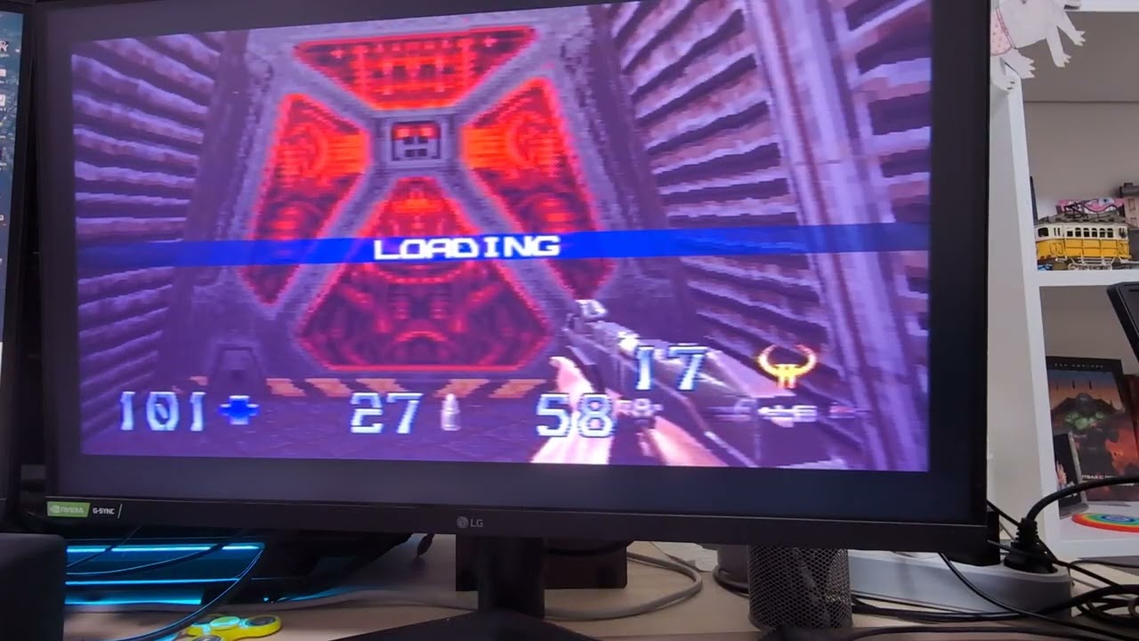 Quake II  letsplay on ps1 (XStation sd-card mod) with mouse and hdmi monitor, part 1