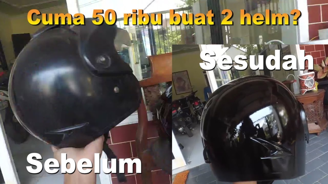 Cara Cat Sendiri Helm Buluk Jadi Bagus