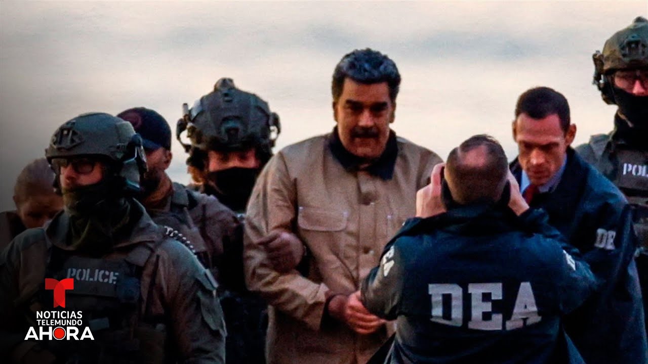 Estas son las primeras imágenes de Maduro camino a la corte | Noticias Telemundo
