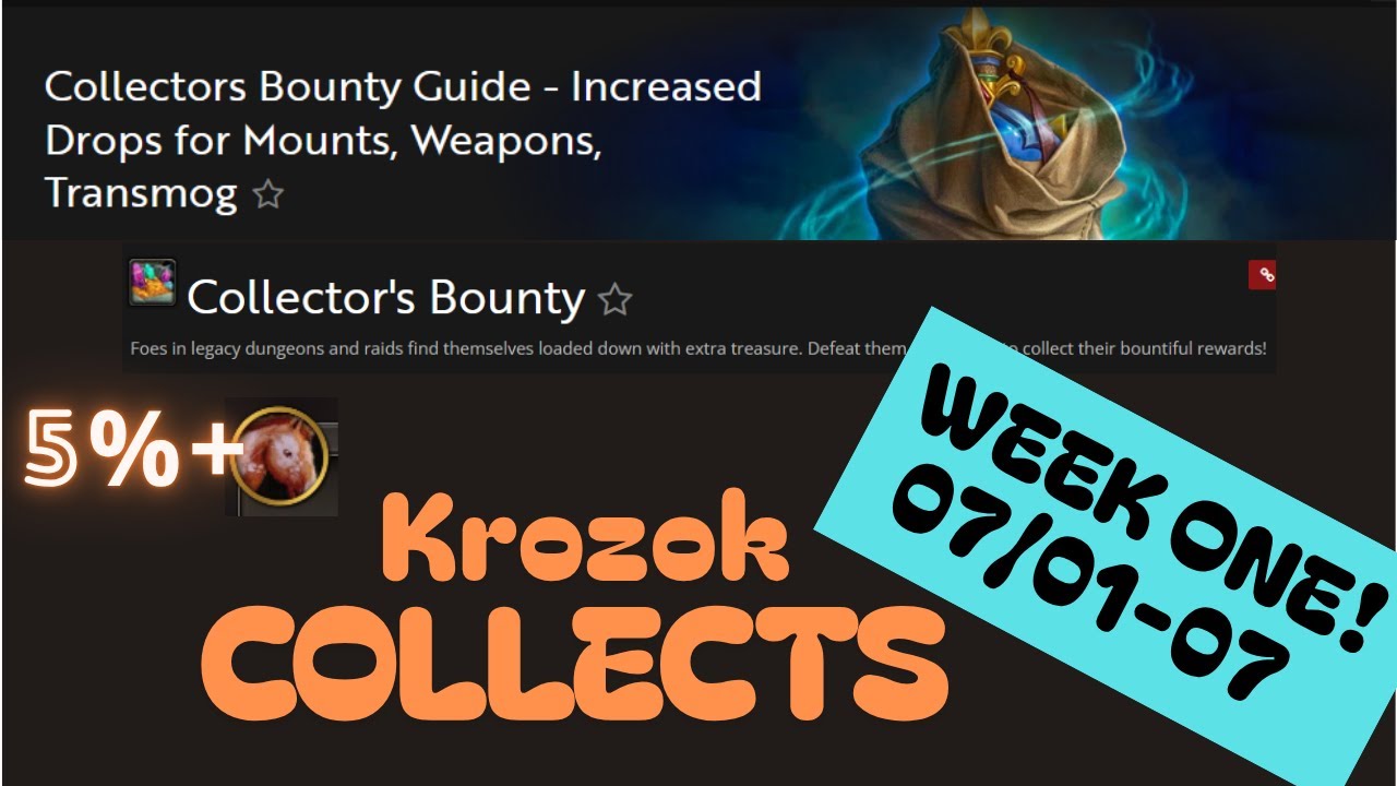 Krozok Collects: Week 1 (Collector's Bounty 2025)