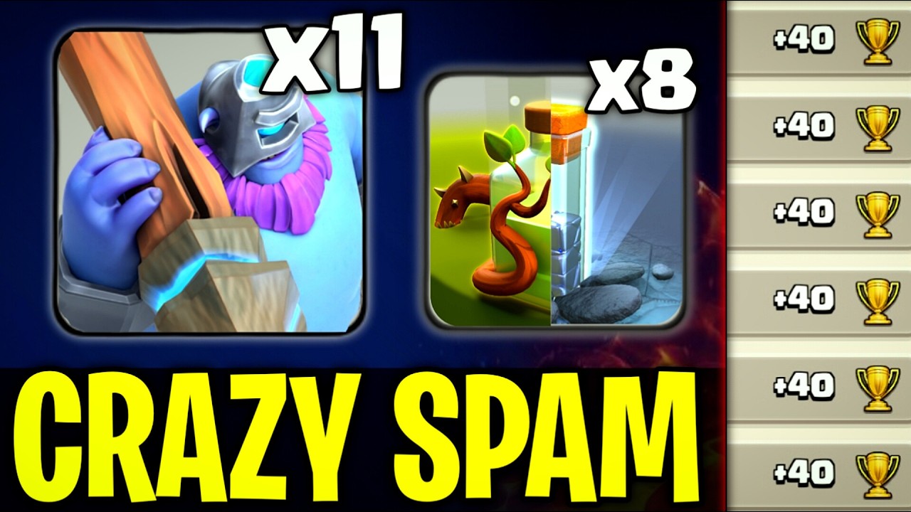 x11 THROWERS + x8 Totem Spell = INSANE META | Legend League Clash of Clans