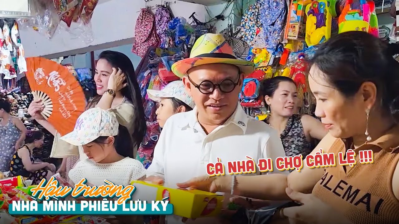 Cả nhà tranh thủ đi Chợ Cẩm Lệ mua tí quà bánh để ra thăm Trung Tâm Trẻ Em Khuyết Tật Điện Bàn !