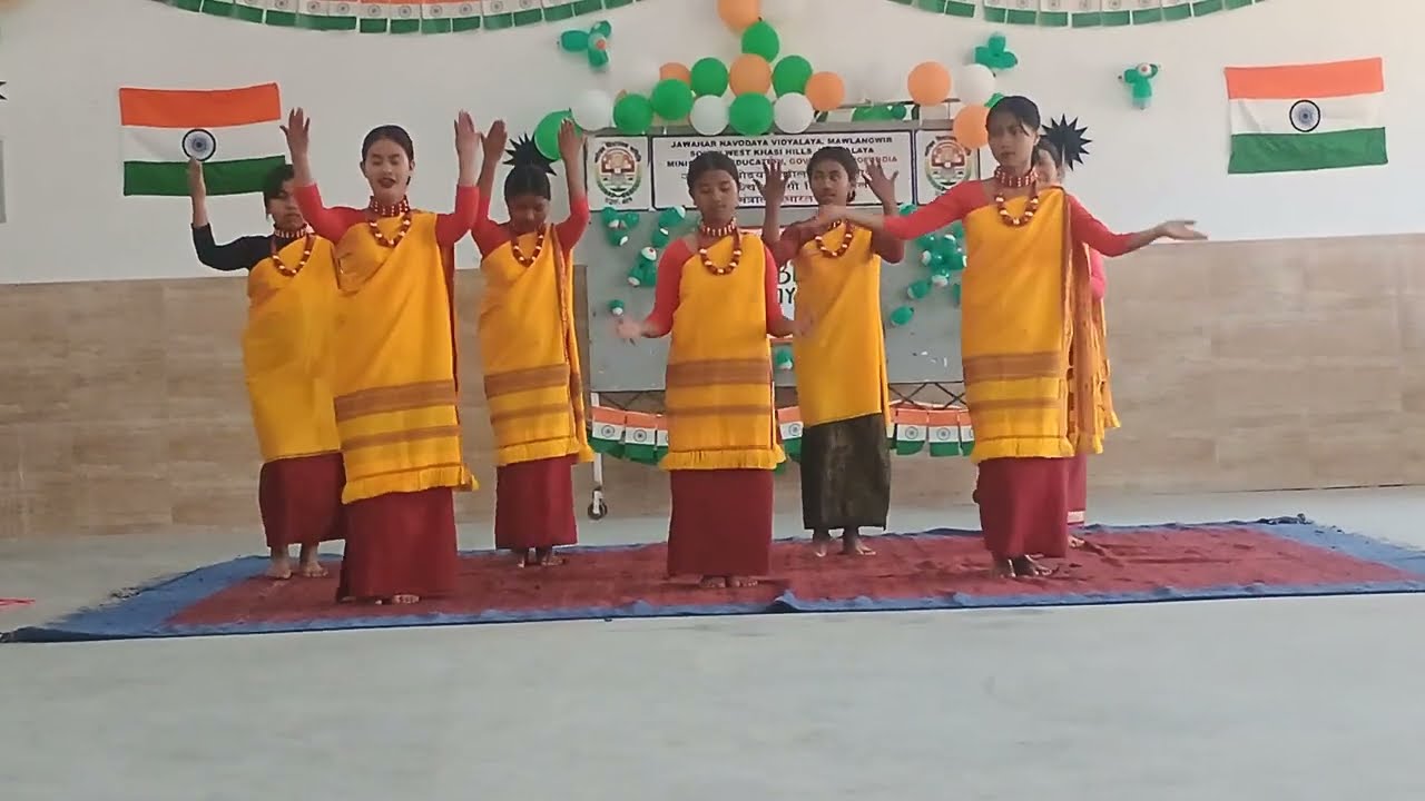 JNV Swkh MEGHALAYA, SHILLONG, NVS, REPUBLIC DAY 26 JANUARY,BORDER, khasi song, Flag song, soldier