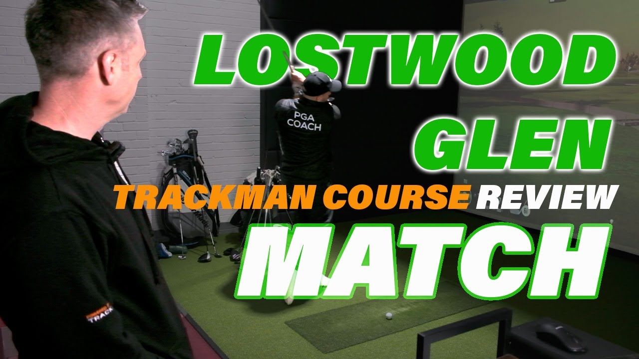 Lostwood Glen Trackman Course Review | 3 Hole Simulator Golf Match | Putting on Trackman