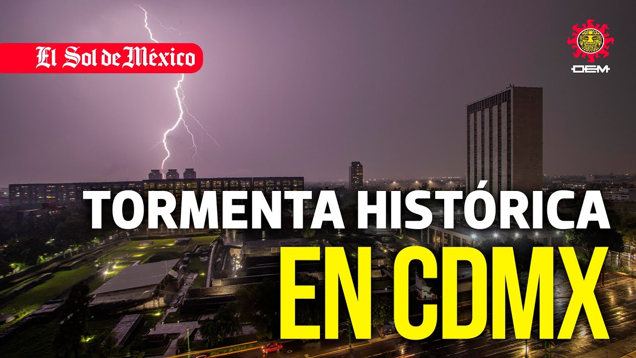 La noche en que la CDMX quedó bajo el agua