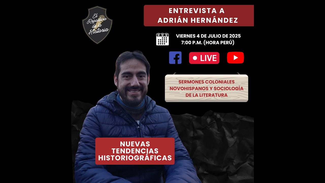 Entrevista Mg. Adrián Hernández l Sermones políticos y sociología de la literatura