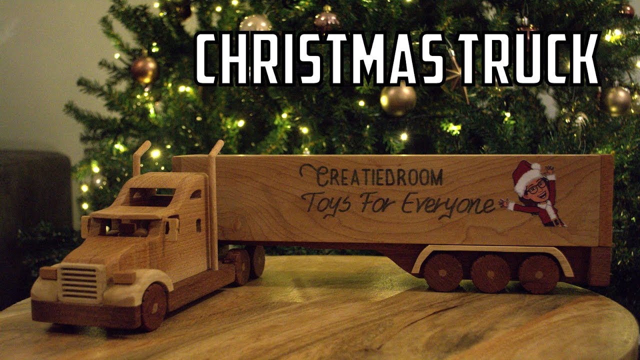 How To Make The Coca Cola Christmas Truck Out of Wood - Wooden Creations