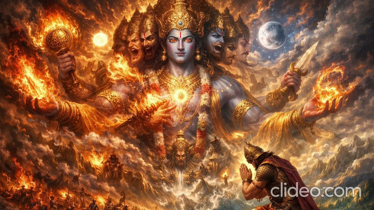 कृष्ण–अर्जुन प्रसंग : विराट दर्शन