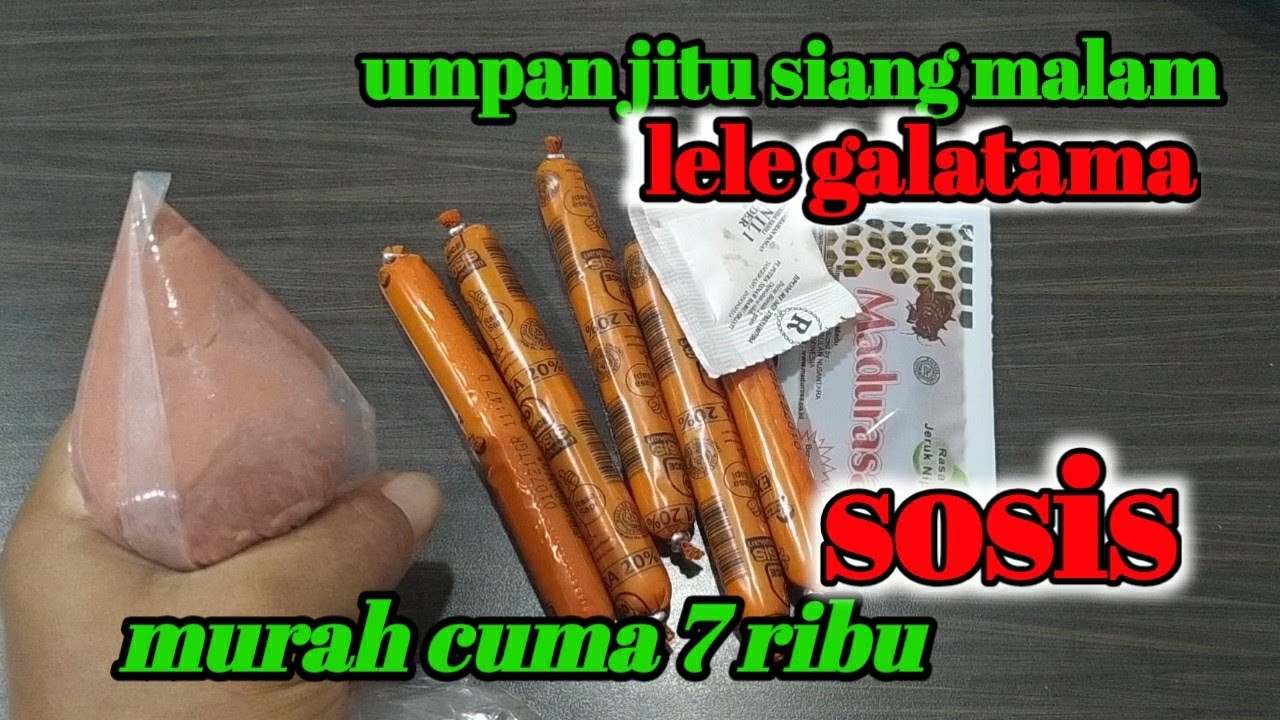 umpan lele ini di larang di beberapa kolam karna terlalu jitu