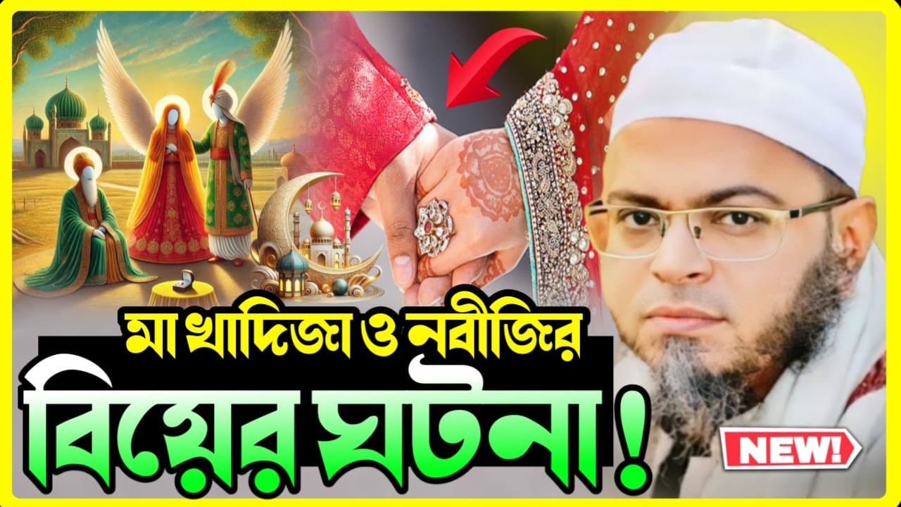 মা খাদিজা (রা.) ও নবীজির বিয়ের ঘটনা | মুফতি নাসির উদ্দীন আনসারী | Nuhu TV24