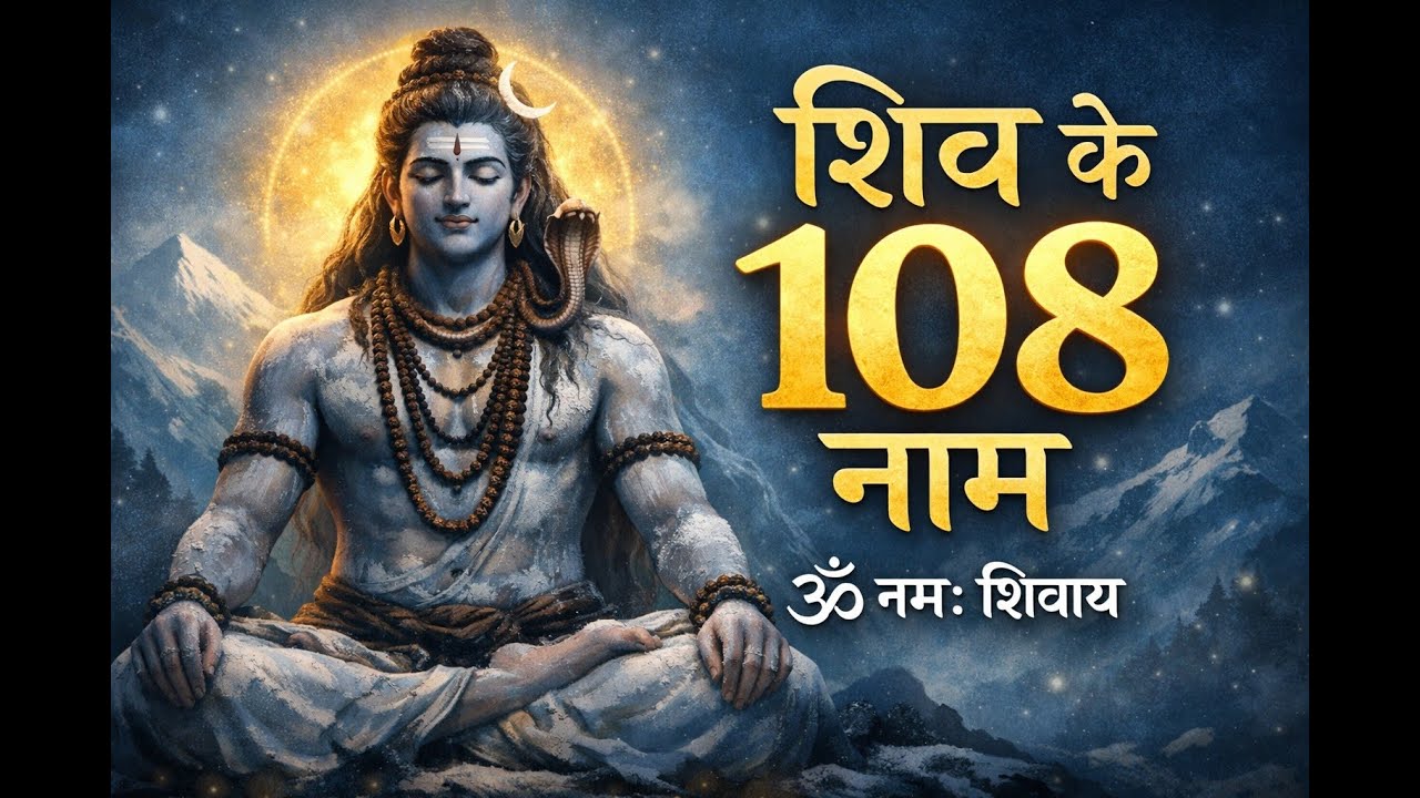 108 Names of Lord Shiva | शिव अष्टोत्तर शतनामावली shiv bhajan live