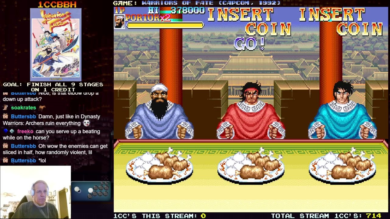 1CCBBH - 715. Warriors of Fate (Portor, 1 Credit Clear)