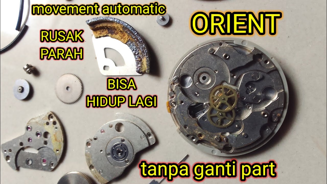 SERVICE JAM TANGAN ORIENT OTOMATIS.