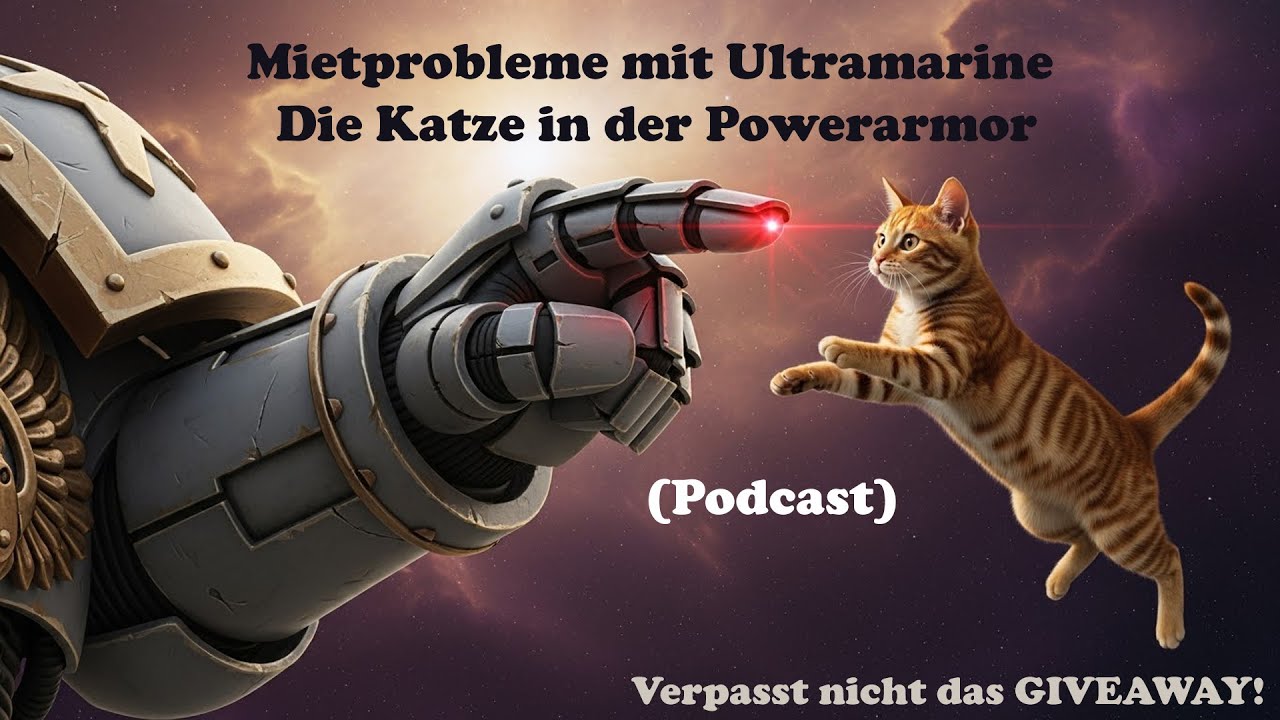 GIVEAWAY im Warhammer 40K Podcast! | Die Katze in der Powerarmor?! | Mietprobleme mit Ultramarine