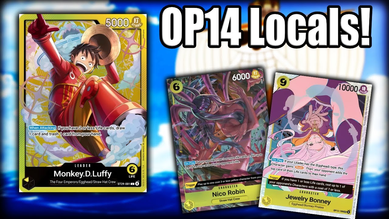 First OP14 Locals with Yellow Luffy! - ST29 Yellow Deck Profile