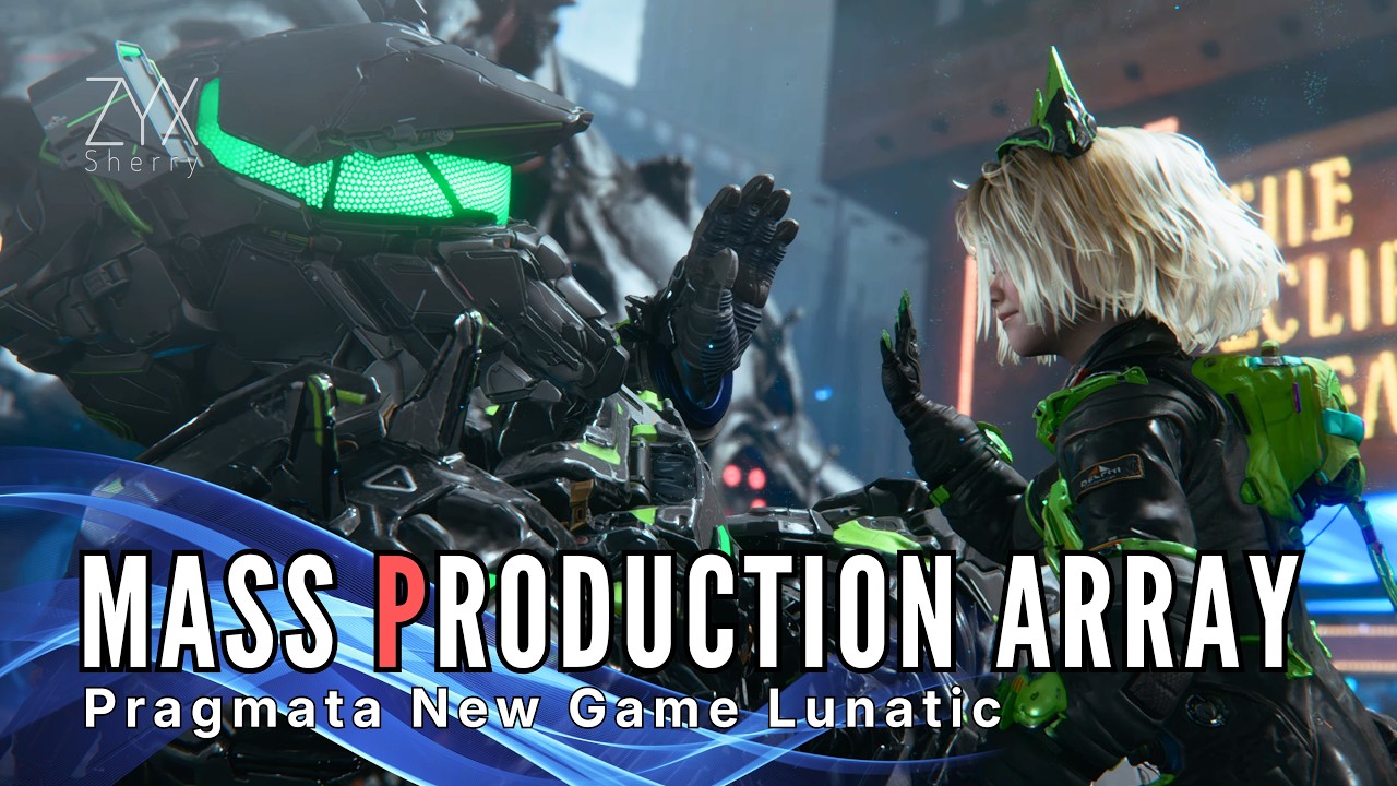 PRAGMATA | Mass Production Array | New Game Lunatic Walkthrough | 100%