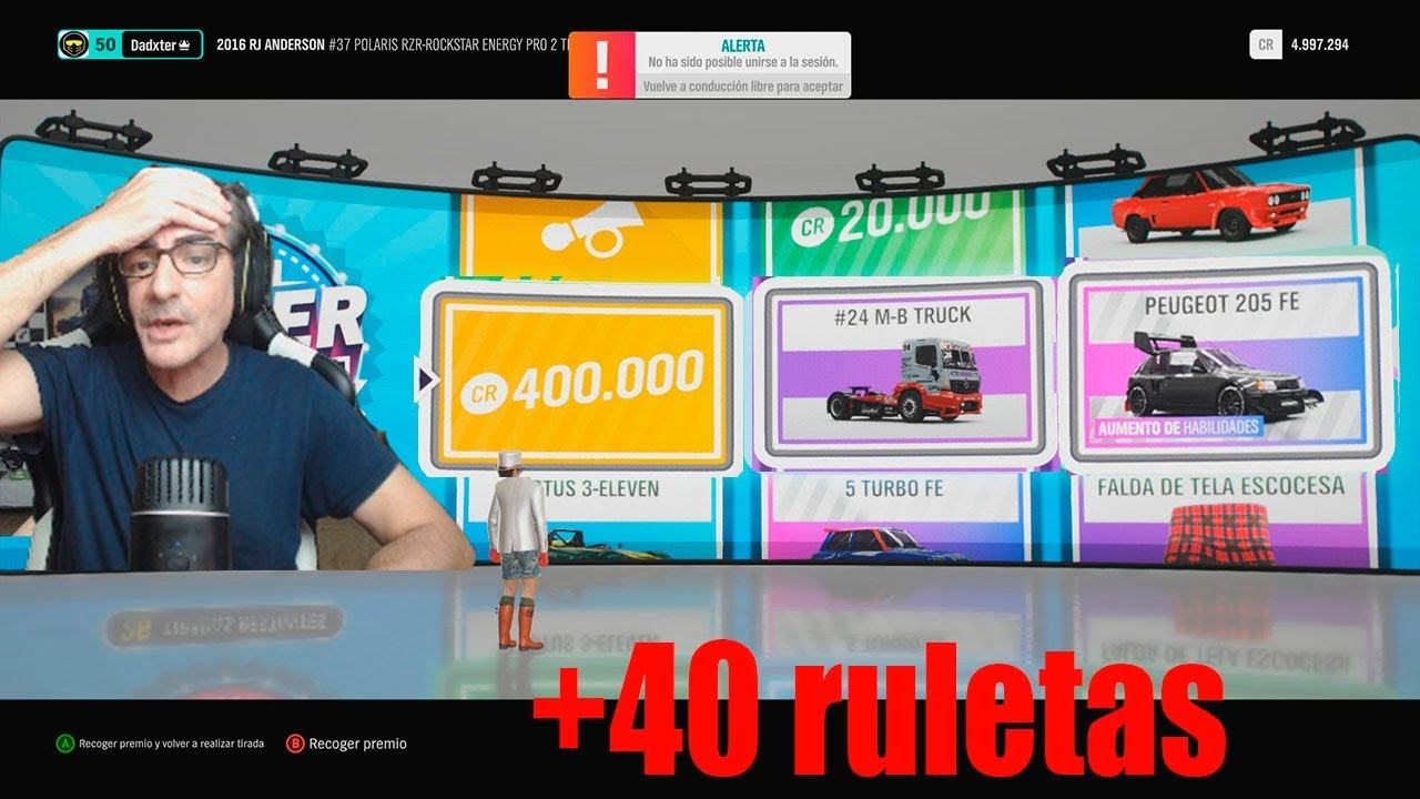 +40 ruletas Forza Horizon 4 Super Wheelspins Millonarios