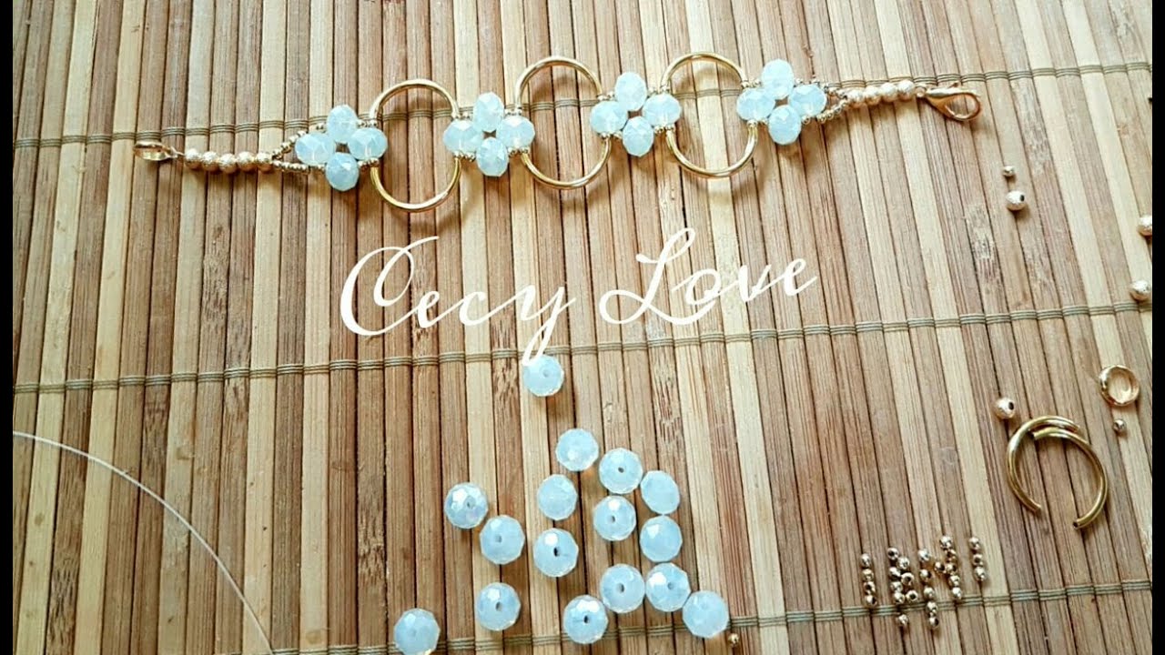 COMO UTILIZAR LAS GRAPAS PARA CERRAR UN BRAZALETE! Con Cecy Love Bisuteria