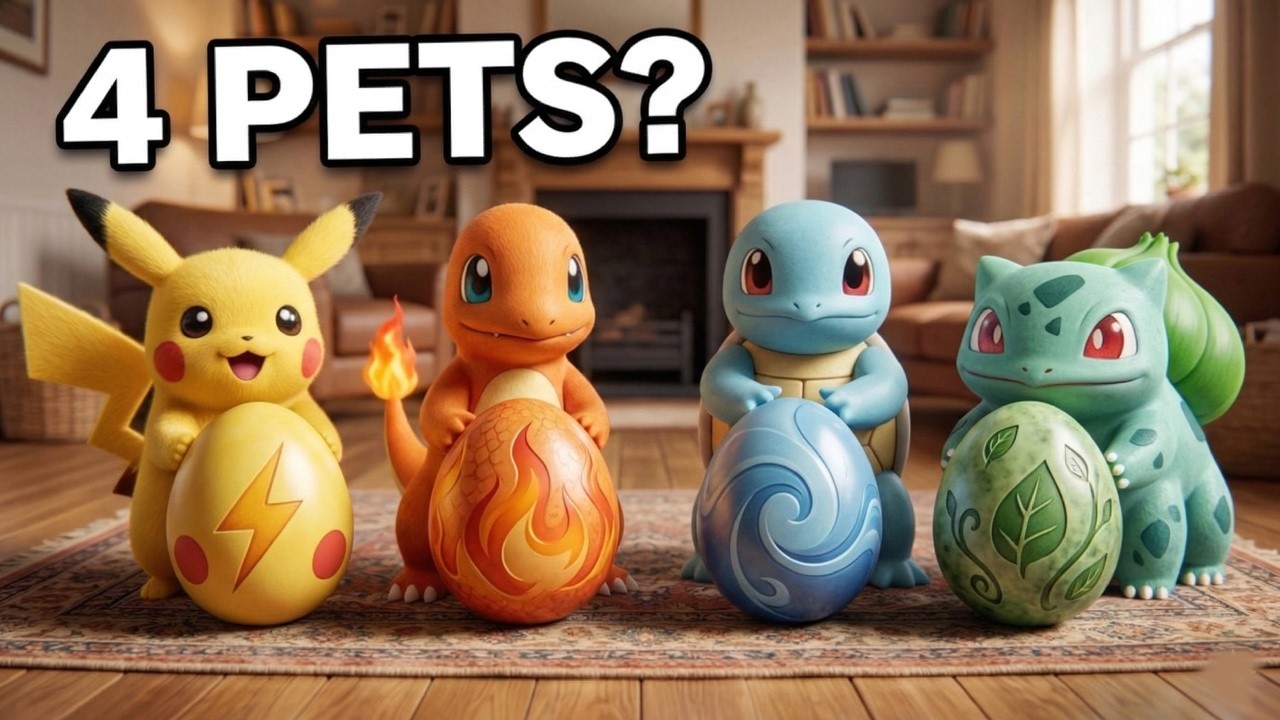 I Got Four Starter Pokémon in Real Life