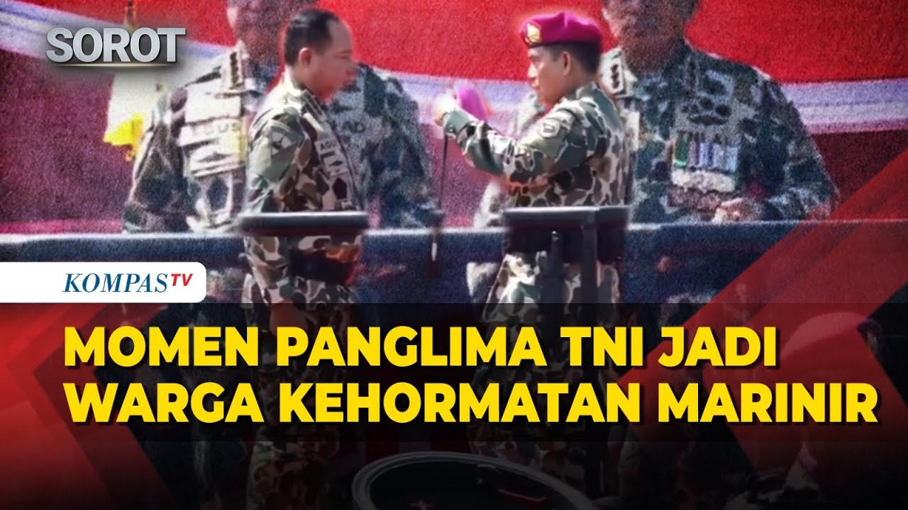 [FULL] Momen Panglima TNI Diangkat Jadi Warga Kehormatan Korps Marinir di HUT ke-80 TNI AL