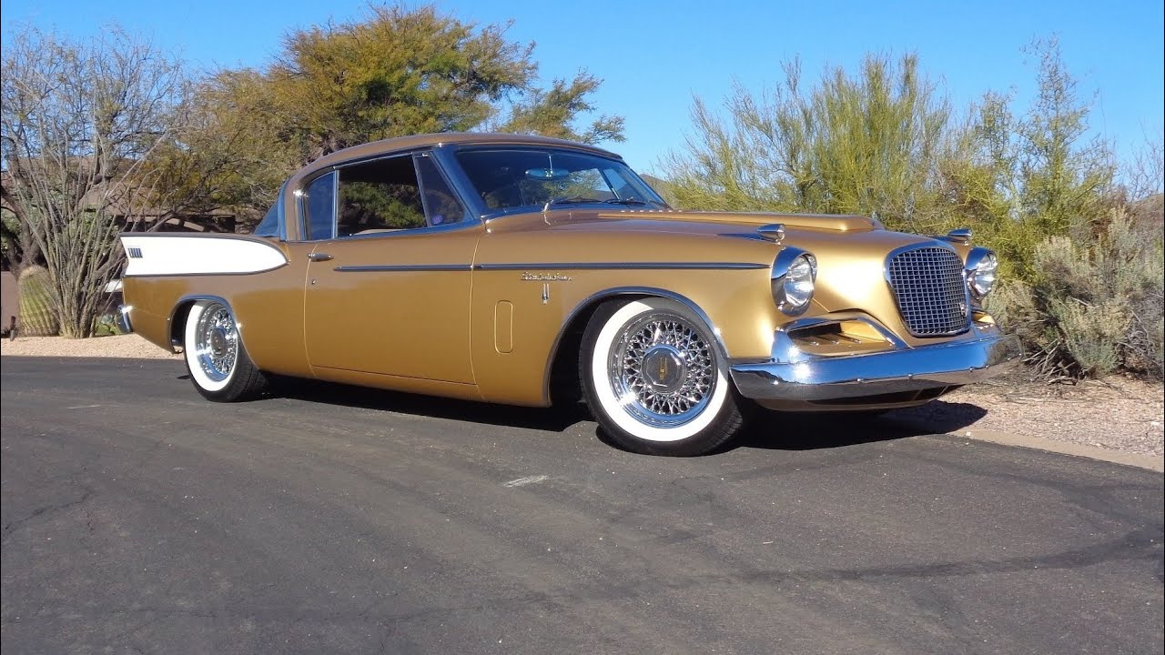 1957 Studebaker Golden Hawk Custom aka “Eve” in Gold & Ride on My Car Story with Lou Costabile