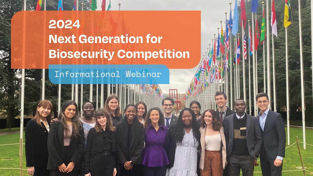 2024 Next Generation for Biosecurity Competition: A Conversation with the Experts