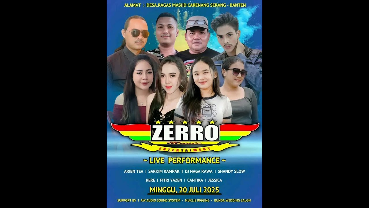 🔴Live  ZERRRO MUSIK DJ NAGA RAWA  Lik RAGAS Kce. CARENANG tgl 20 juli 2025 WA. 08888004387