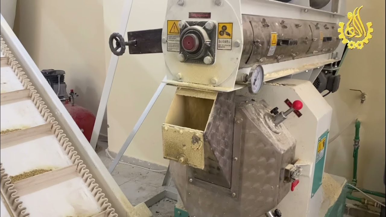 تشغيل مصنع علف طن ونص ساعة متكامل من /ورشة الادهم تصميم المهندس محمود ابوطالب