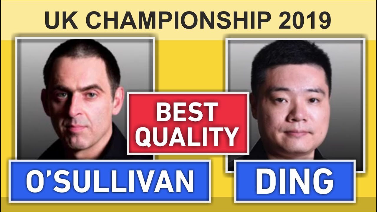 Ronnie O'Sullivan v Ding Junhui | UK Snooker Championship 2019 HD 50 fps