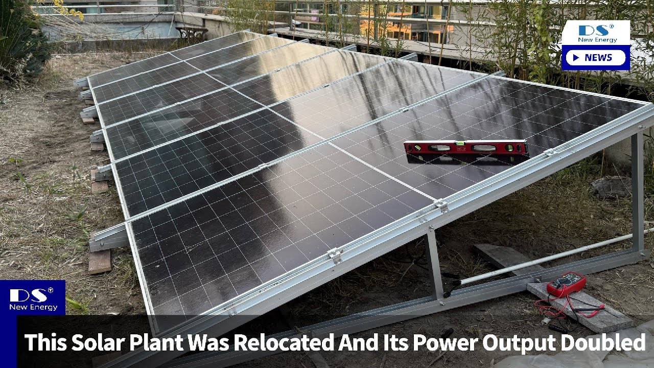 This Solar Plant Was Relocated — And Its Power Output Doubled#solarsystem #solarpanels #electrical