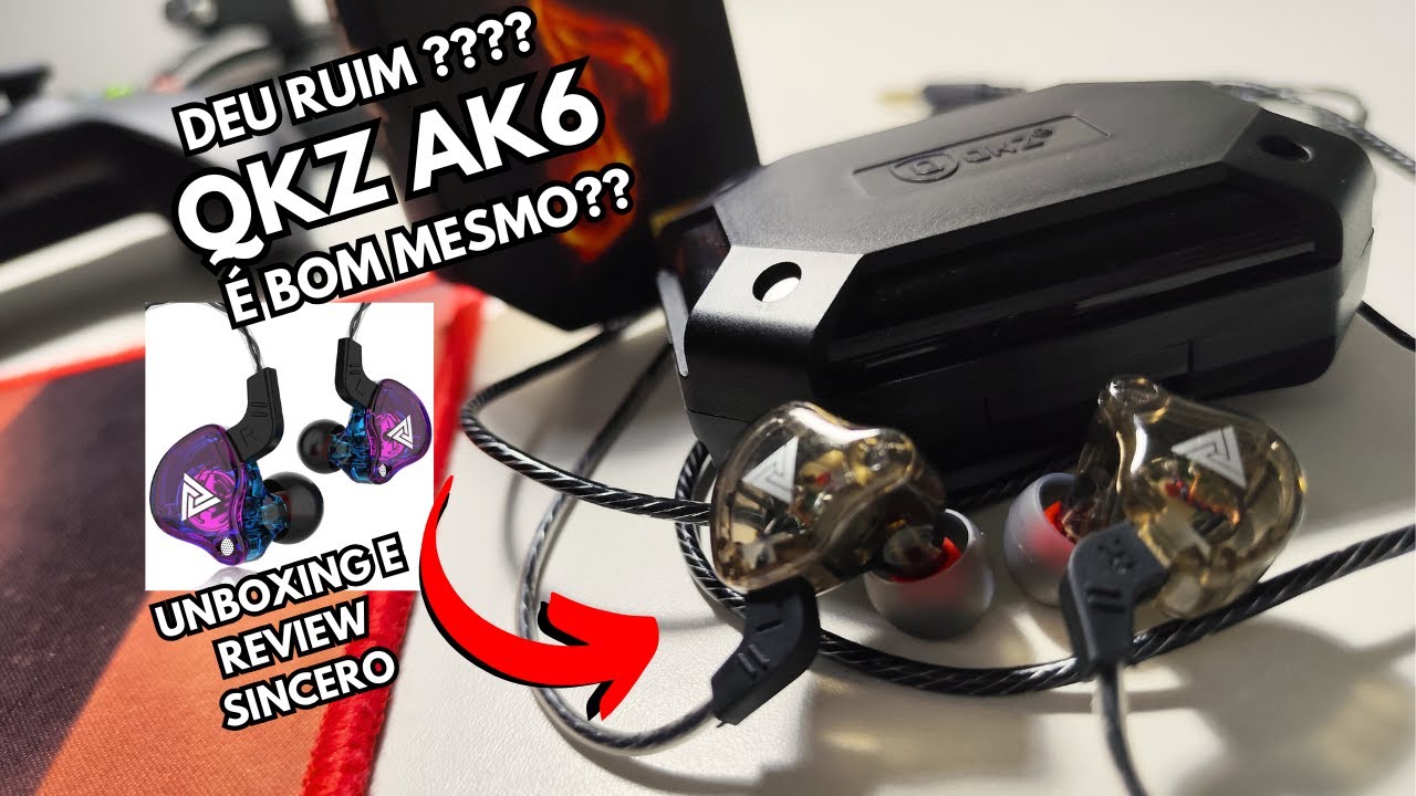Fone QKZ AK6 é BOM MESMO? Teste, Problemas e Minha Opinião Sincera!