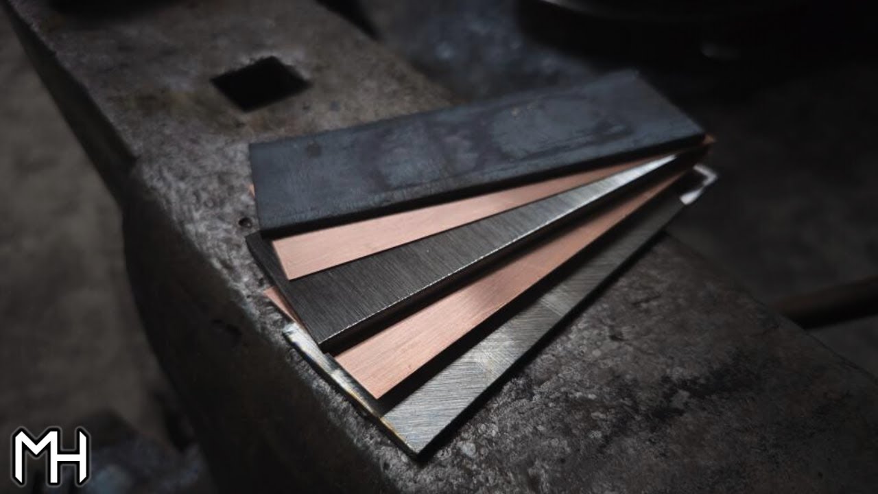 I Forged a Copper Damascus Chef Knife… And It’s Absolutely Insane! 🔥🔪