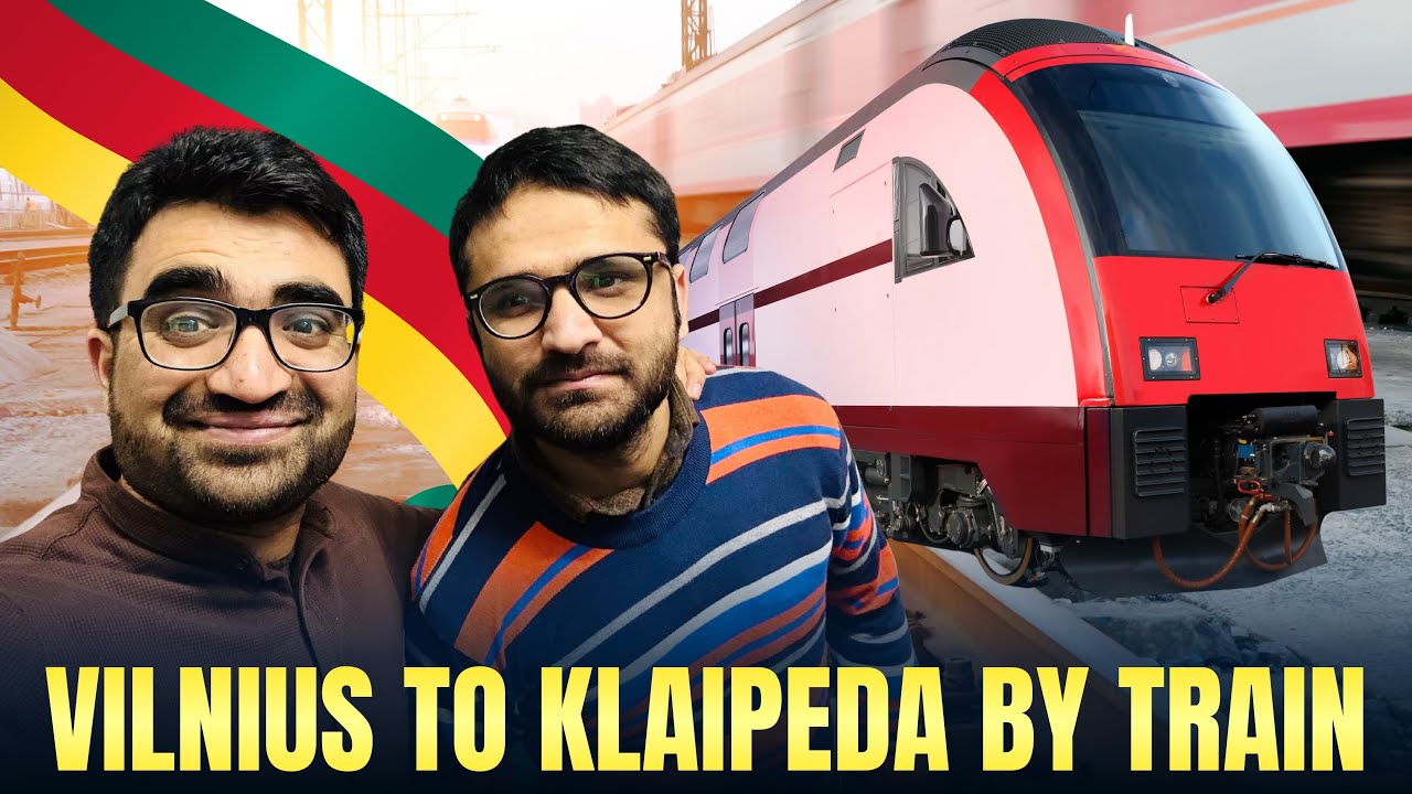 My First Vlog 2026 | Vilnius to Klaipeda by train 