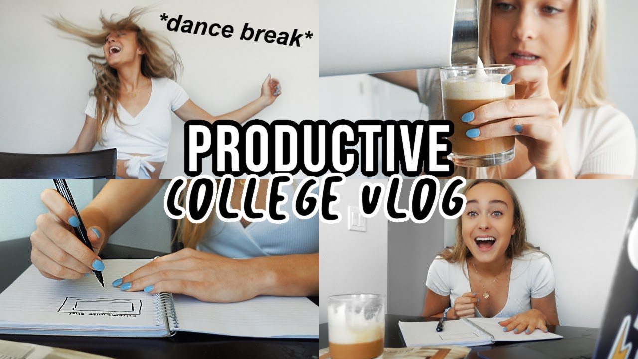 A Productive College Day in My Life Vlog