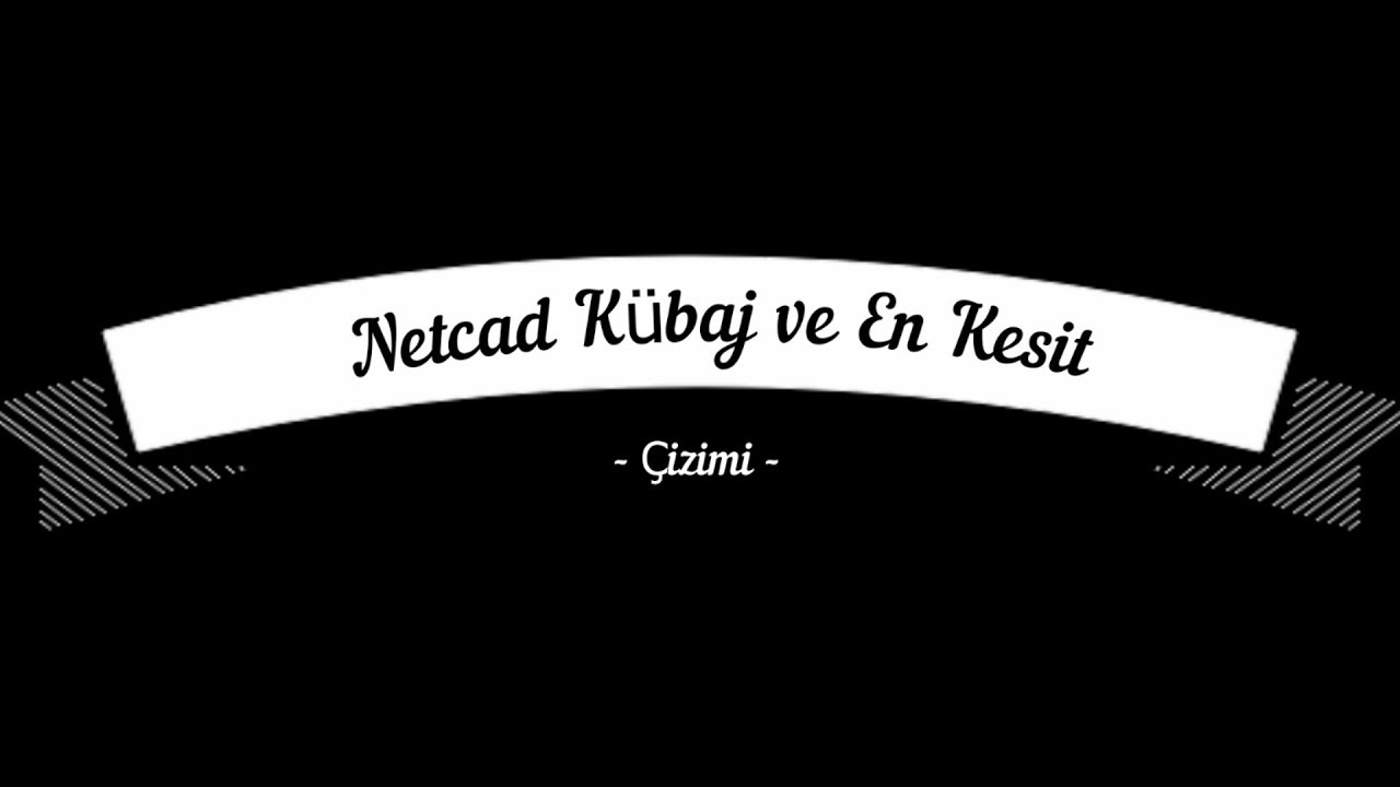 Netcad'te Kübaj Hesabı ve Enkesit Çizimi #Netcad