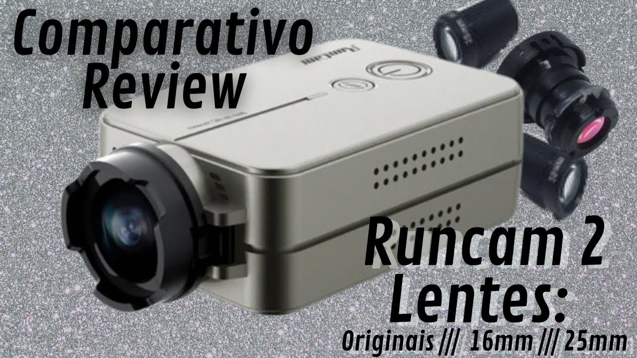 Review Runcam / ScopeCam 2 - Comparativo das lentes de 16mm e 25mm com montagem e troca das lentes