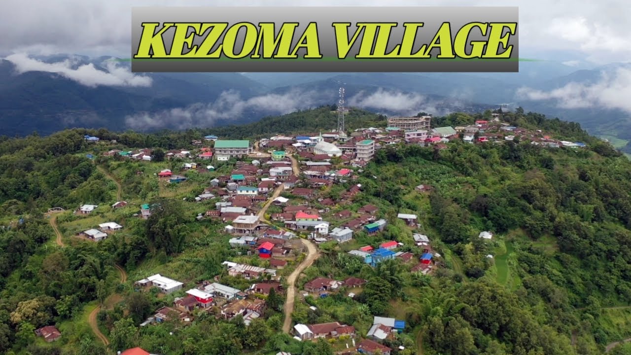 Aerial View Of Kezoma Village | Nagaland