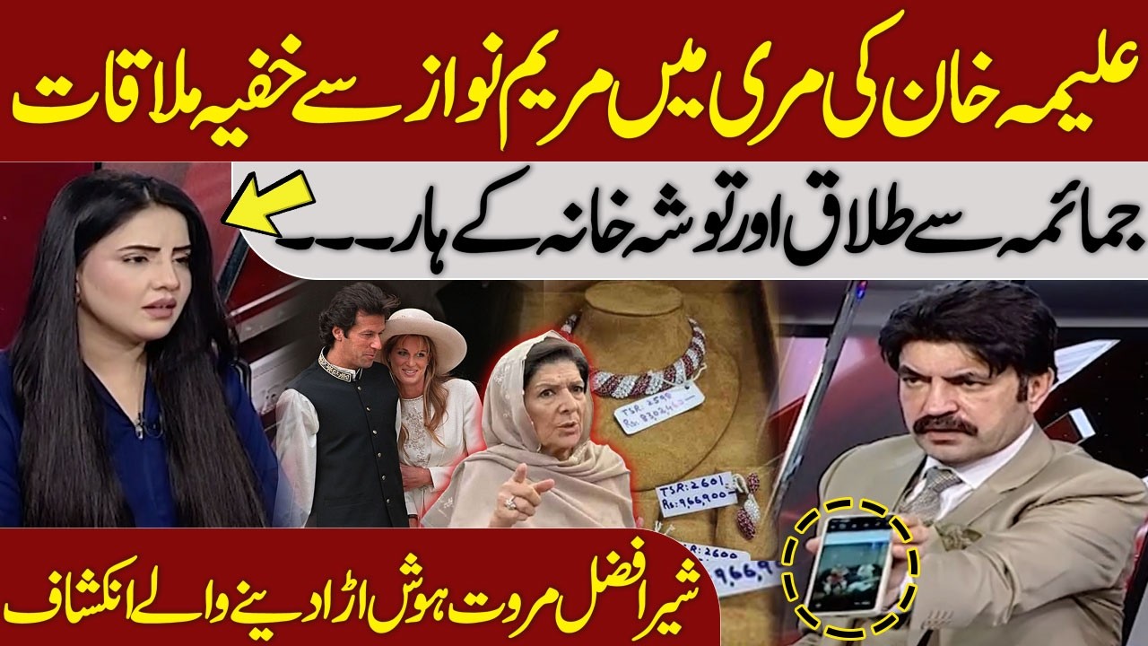 Aleema Khan-Maryam Nawaz Private Meeting | Sher Afzal Marwat | Toshakhana | Divorce Shocking Reveal