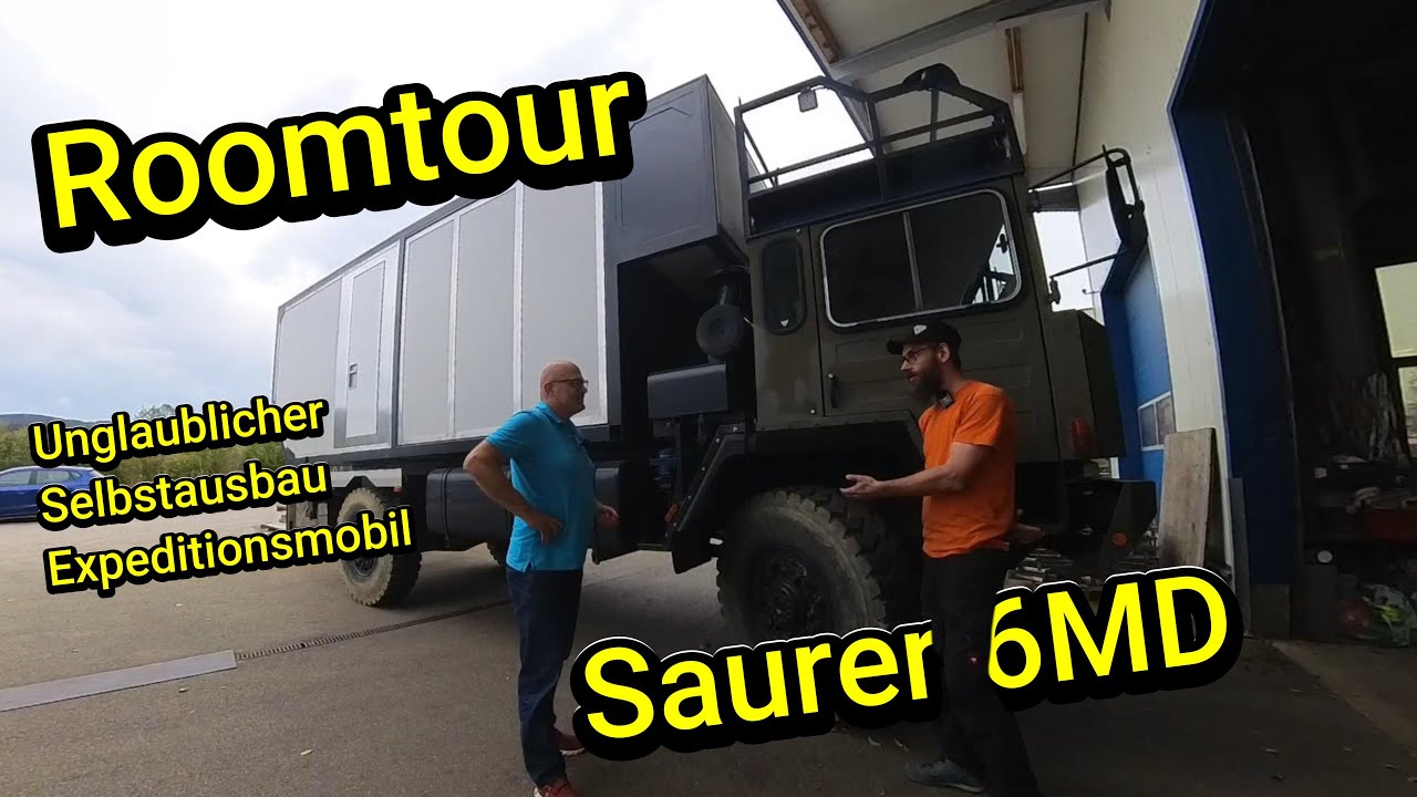 Roomtour Expeditionsmobil Saurer #45 Fernreisemobil Selbstausbau Eigenkonstruktion Camping #saurer