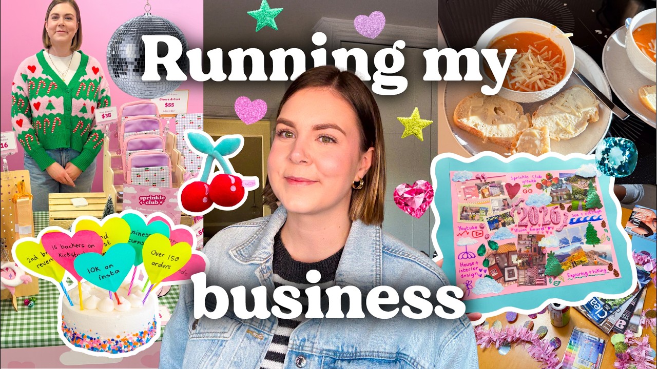 Running my Small Business Completely Alone (Vlog) 🌸