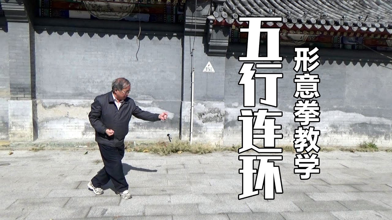 孙氏形意拳教学 五行连环（自得园拳社孙伟老师演示）