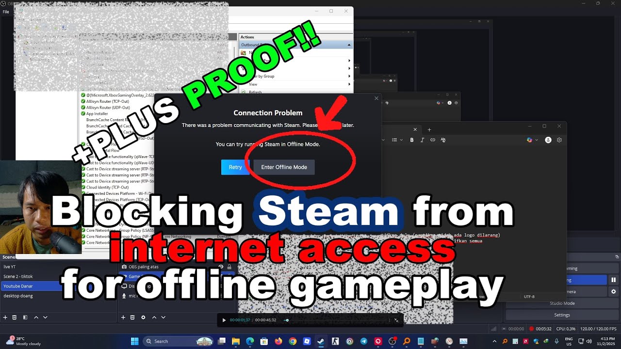 Block Steam From Internet with PROOF ! Assassin's Creed Shadows Offline Mode
