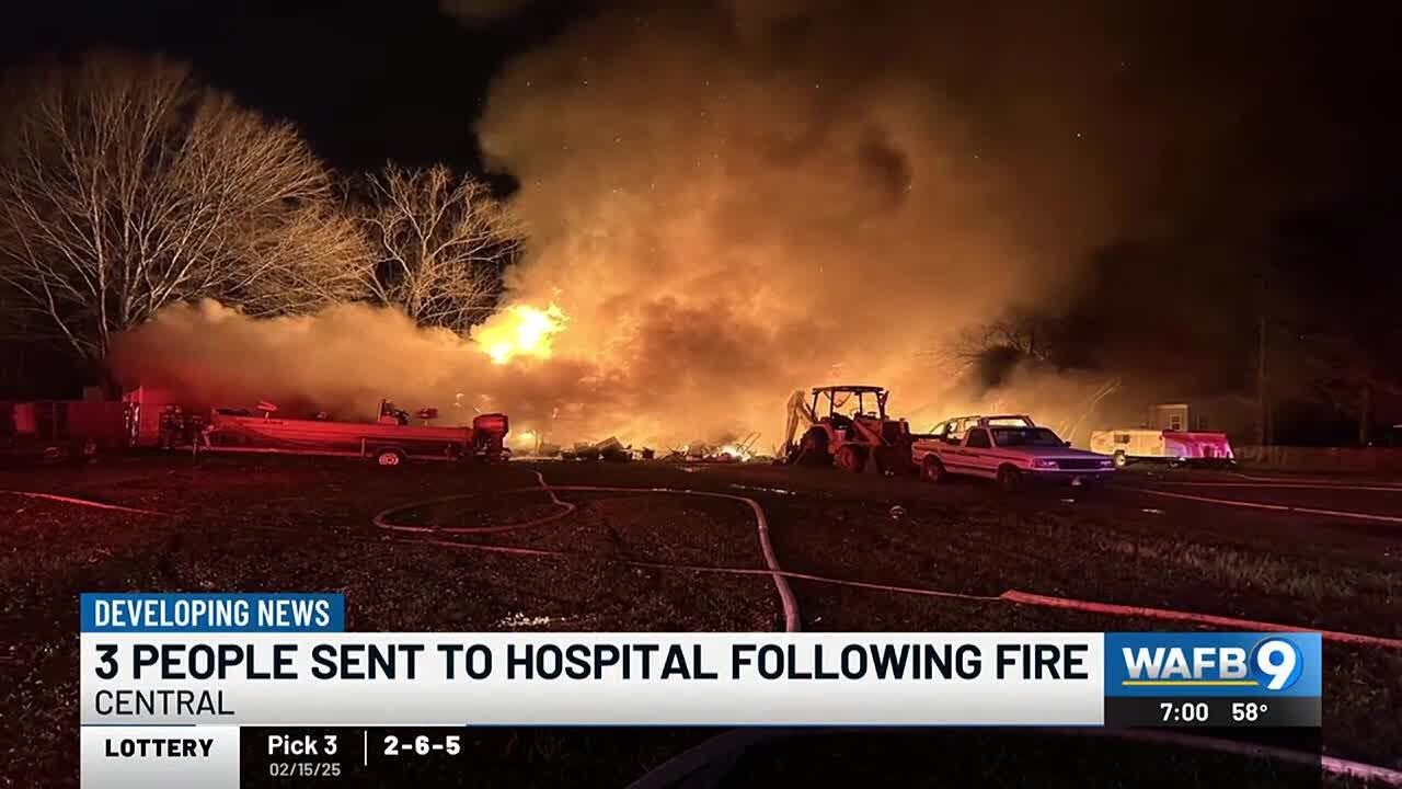 Fire in Central leaves 1 dead, sends 2 others to hospital, officials say