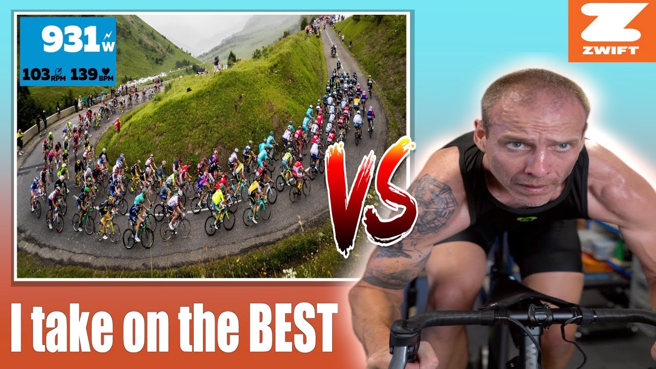 Mr Average takes on the BEST RIDERS on Zwift