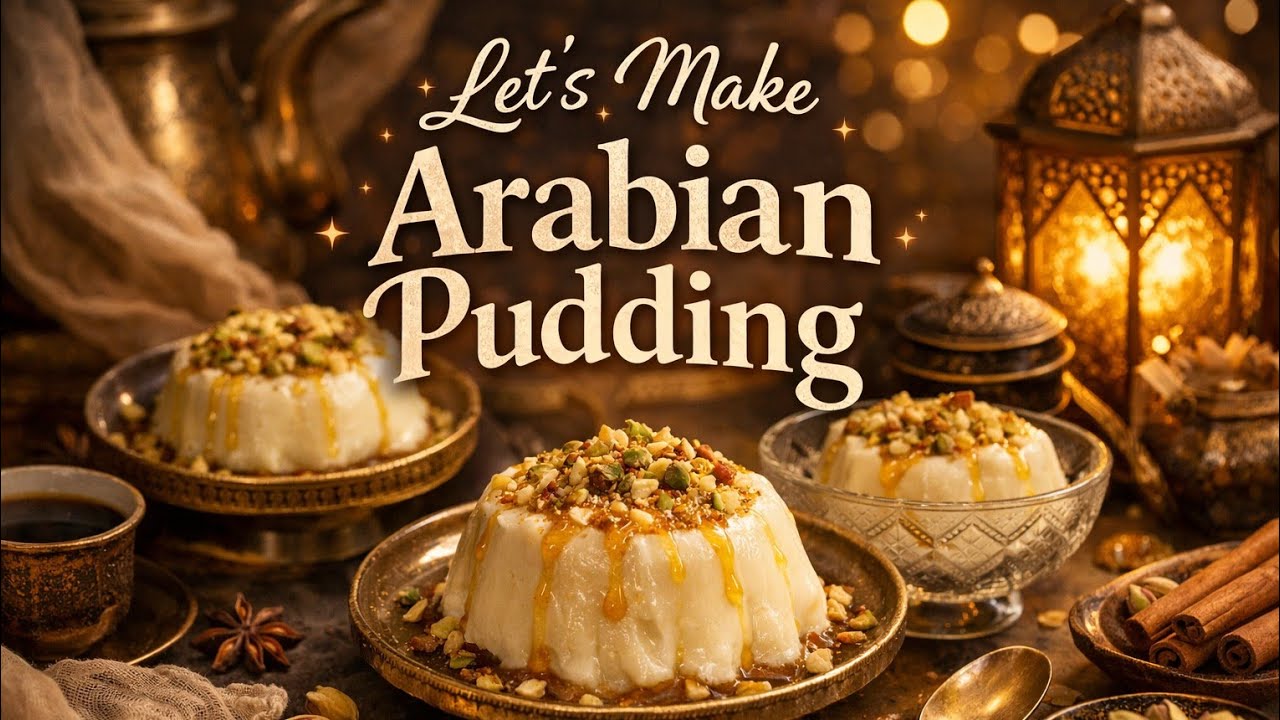 Let's make 'Arabian pudding 🍮'| easy to make ramzan dessert | Arabian pudding recipe |